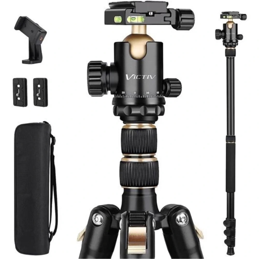 Tripod for Camera, Professional DSRL Tripod for Photography, Tall Camera Tripod